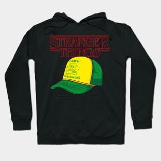 Stranger Things Dustin Camp Know Where Cap Hoodie